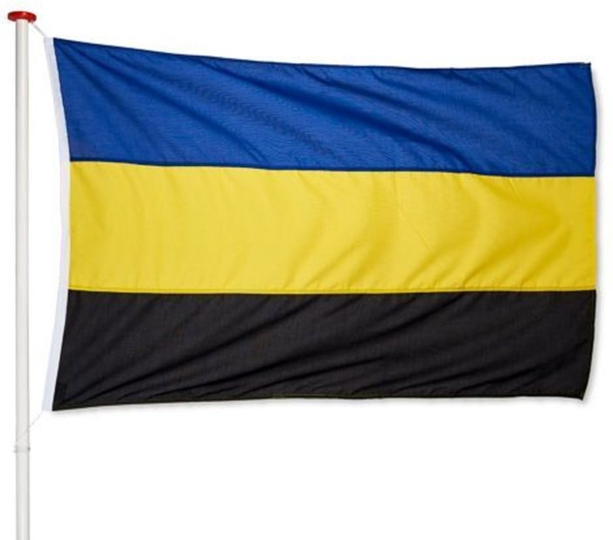 Gelderland vlag Gelderland | Gelderse vlag Gelderland geschikt voor vlaggenmast 6 meter | afm. 150x225 cm, polyester | VlaggenEnMasten.nl